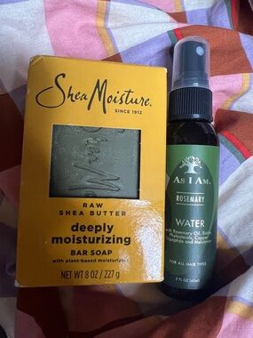 SheaMoisture Raw Shea Butter Bar - As I Am Rosemary Hair Water
